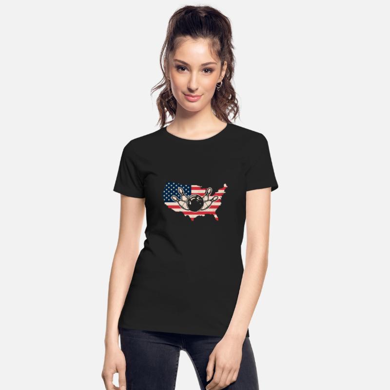 American Flag Bowling Bowler Tenpin Champion