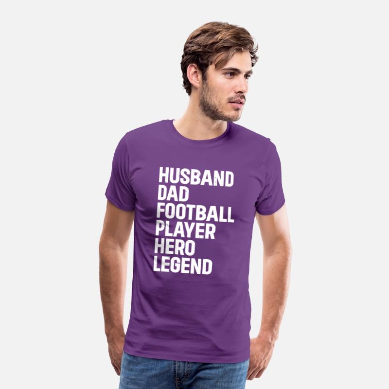 American Football Husband Dad Football Player Hero