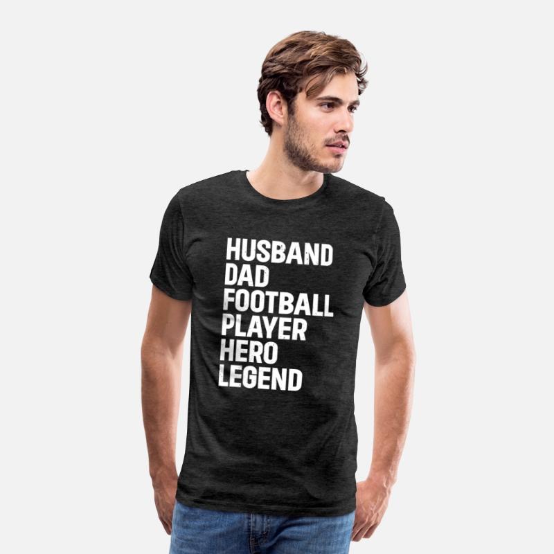 American Football Husband Dad Football Player Hero