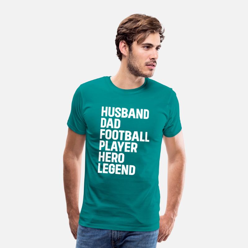 American Football Husband Dad Football Player Hero