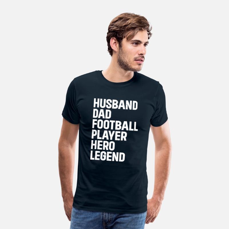 American Football Husband Dad Football Player Hero
