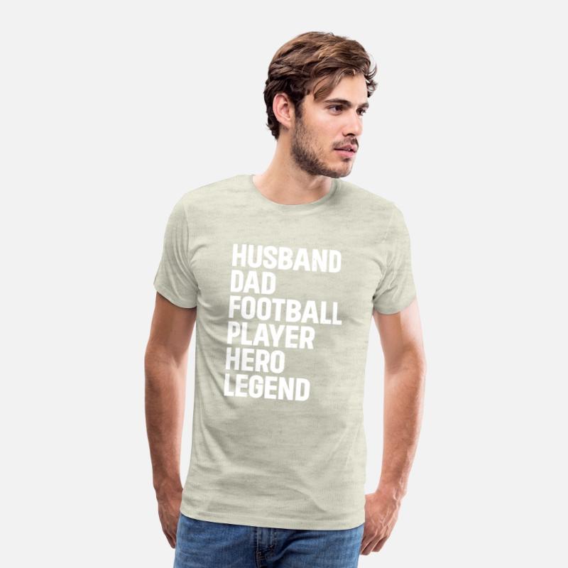 American Football Husband Dad Football Player Hero