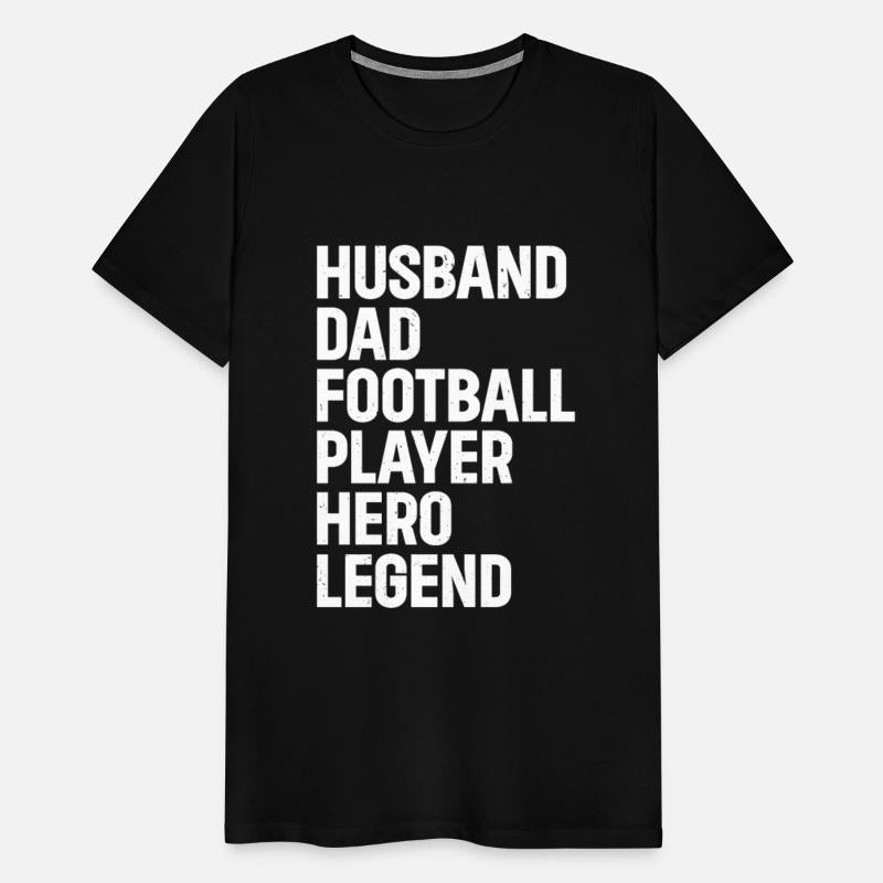 American Football Husband Dad Football Player Hero