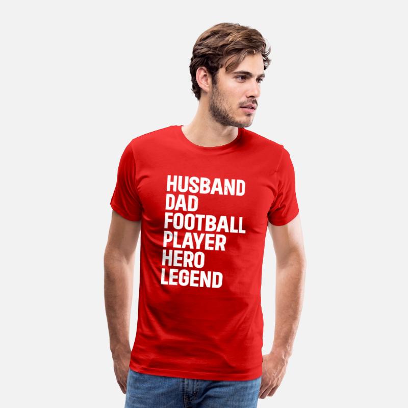 American Football Husband Dad Football Player Hero