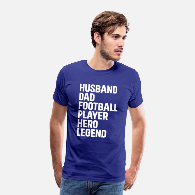 American Football Husband Dad Football Player Hero