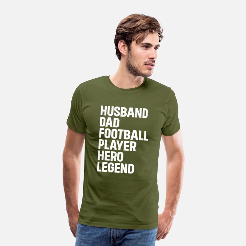 American Football Husband Dad Football Player Hero