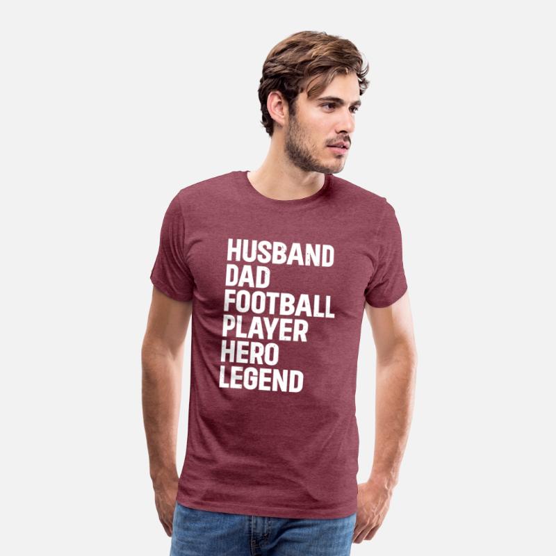 American Football Husband Dad Football Player Hero