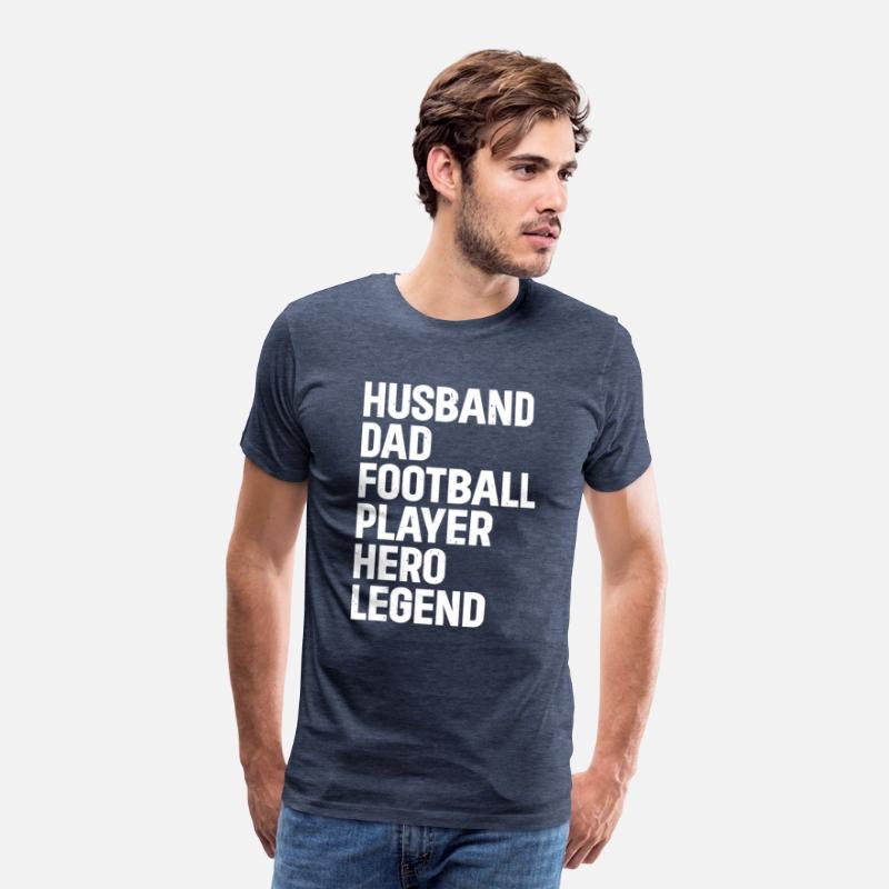 American Football Husband Dad Football Player Hero