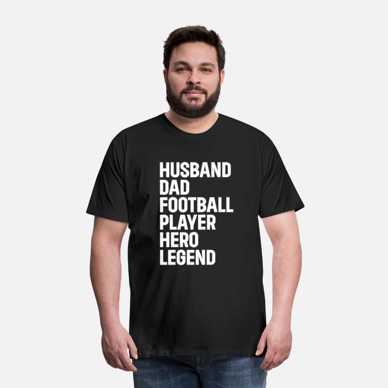 American Football Husband Dad Football Player Hero
