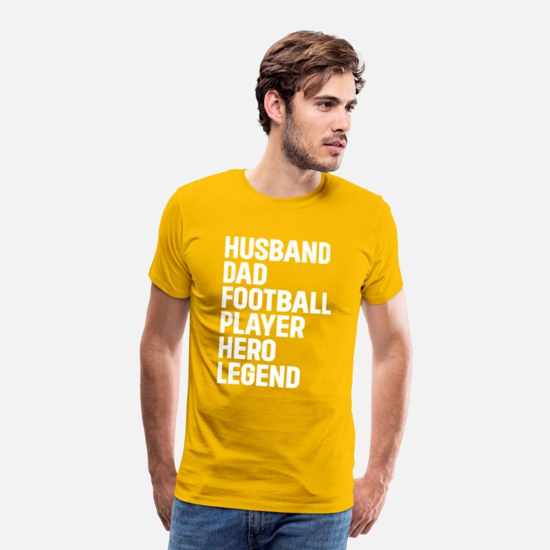 American Football Husband Dad Football Player Hero
