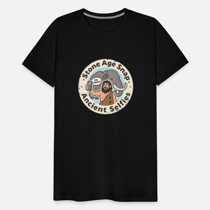 Ancient Selfie Caveman Mammoth