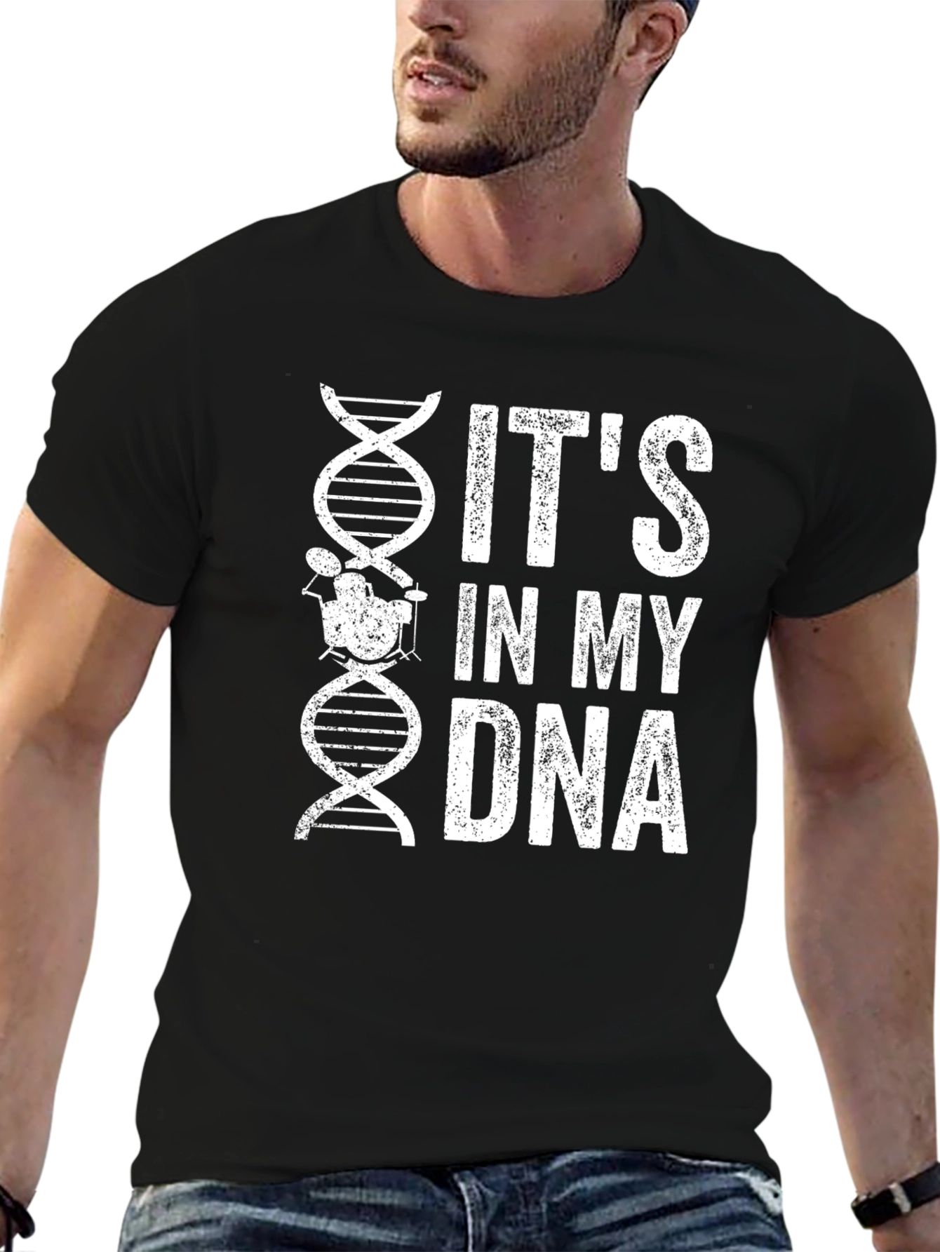 Its in My DNA Drums Graphic T-Shirt
