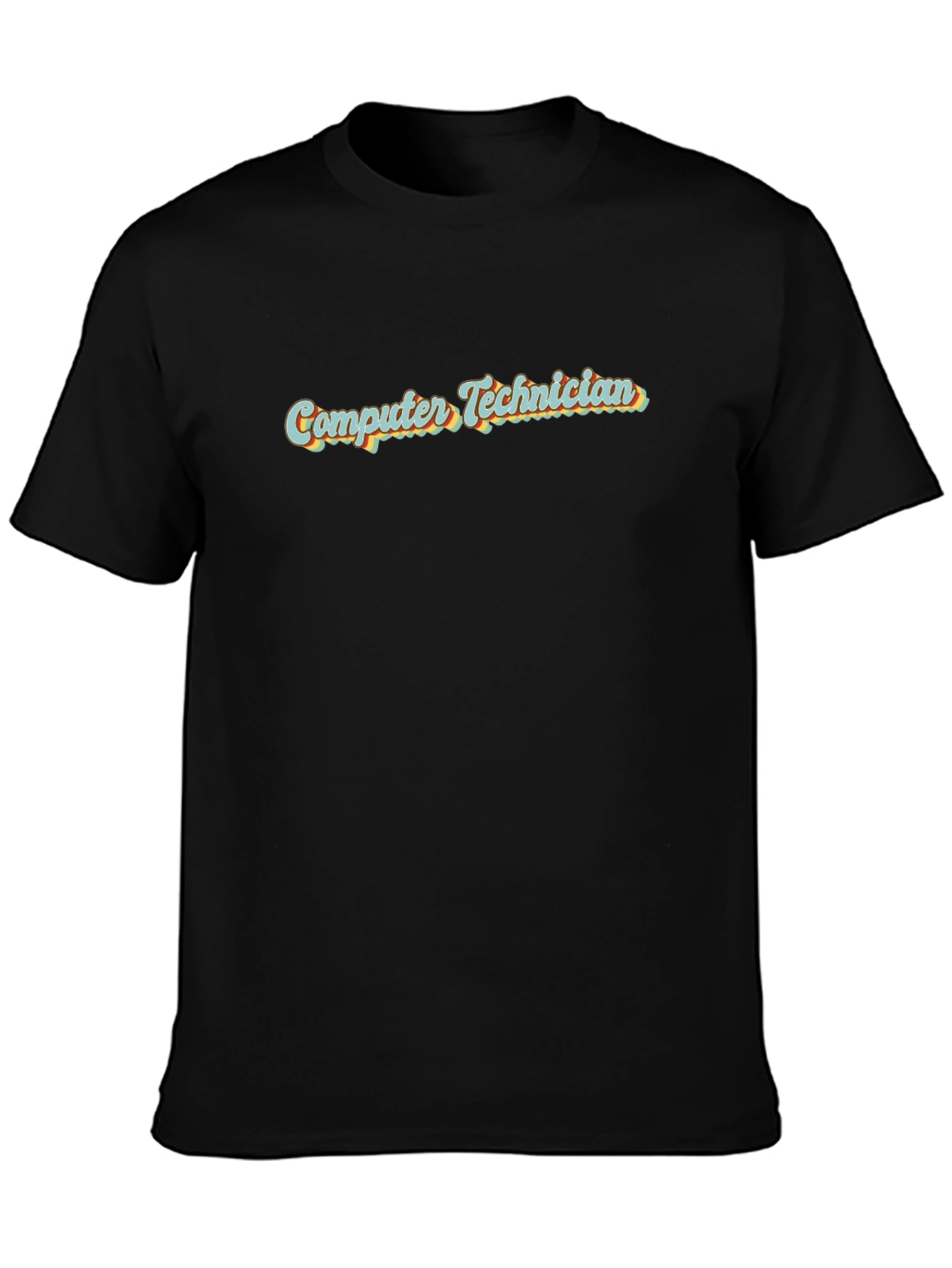 Computer Technician Retro T-Shirt