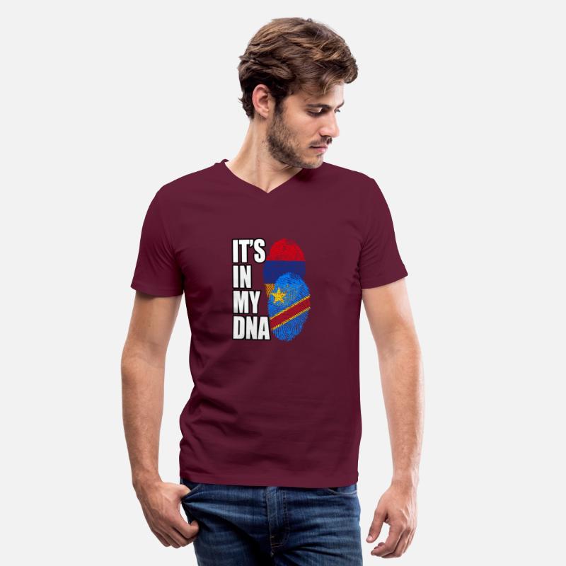Armenian And Congolese Mix Heritage DNA Flag