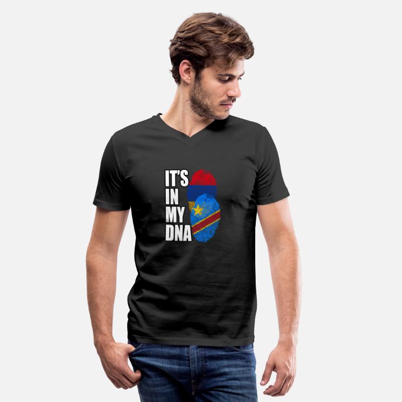 Armenian And Congolese Mix Heritage DNA Flag