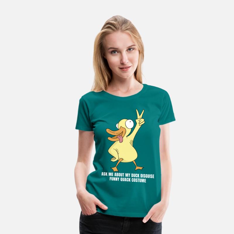Ask me about my duck disguise funny quack costume