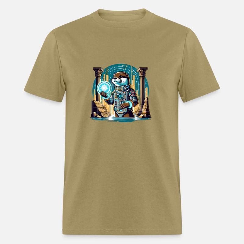 Astral Otter Explorer in Ancient Ruins