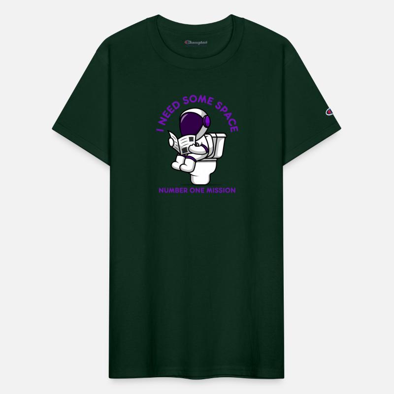 Astronaut Space Number One Poop Toilet Humor Funny