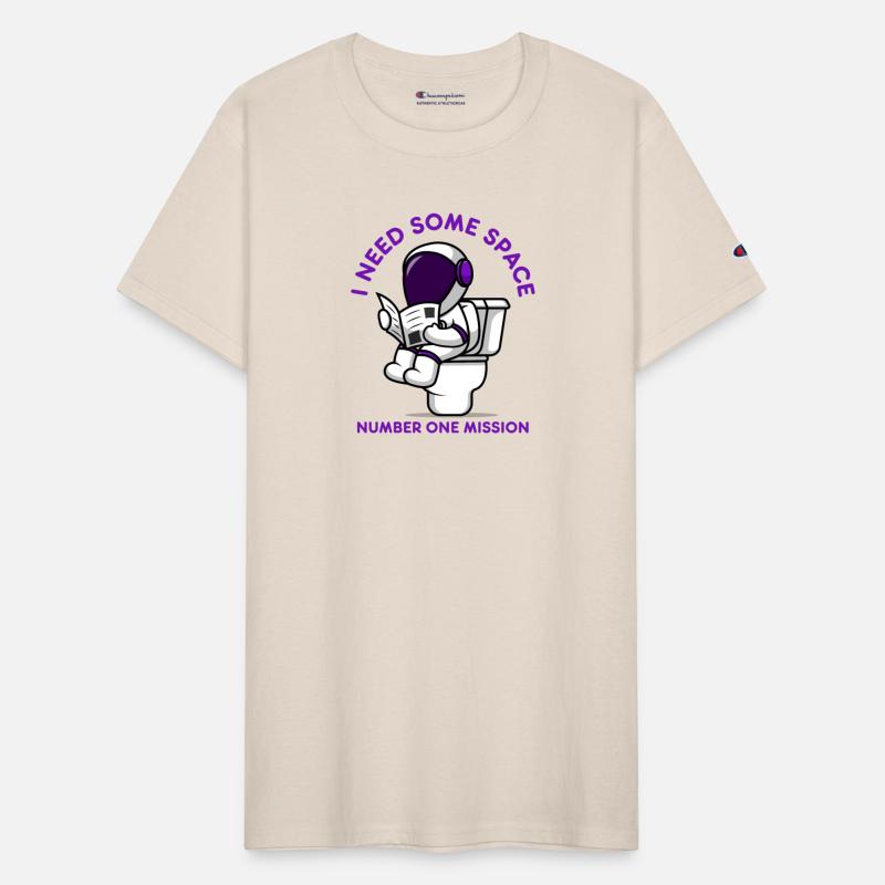 Astronaut Space Number One Poop Toilet Humor Funny