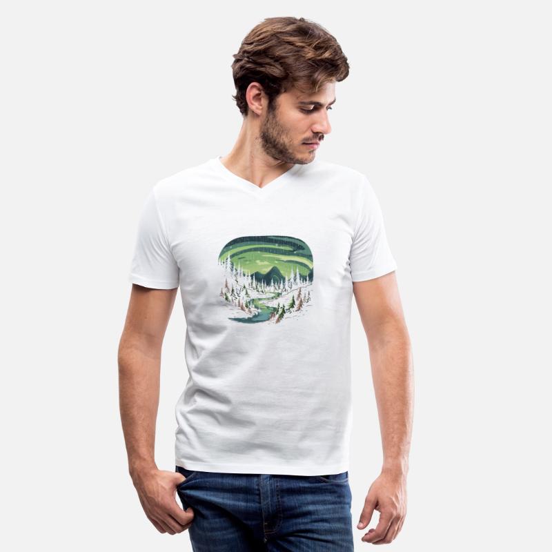 Aurora Borealis Dark Sky Nature Light Display