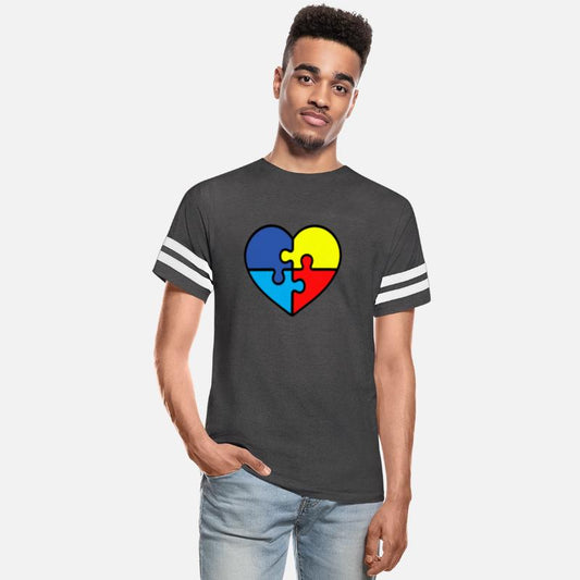 Autism Awareness heart Ribbon