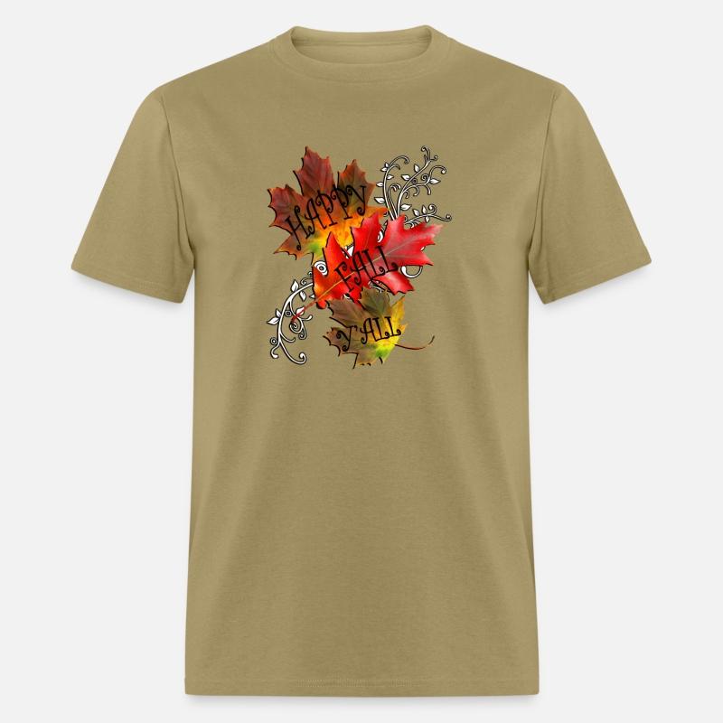 Autumn Quote Happy Fall Y'All Pattern Leaves Fall