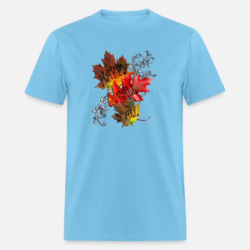 Autumn Quote Happy Fall Y'All Pattern Leaves Fall