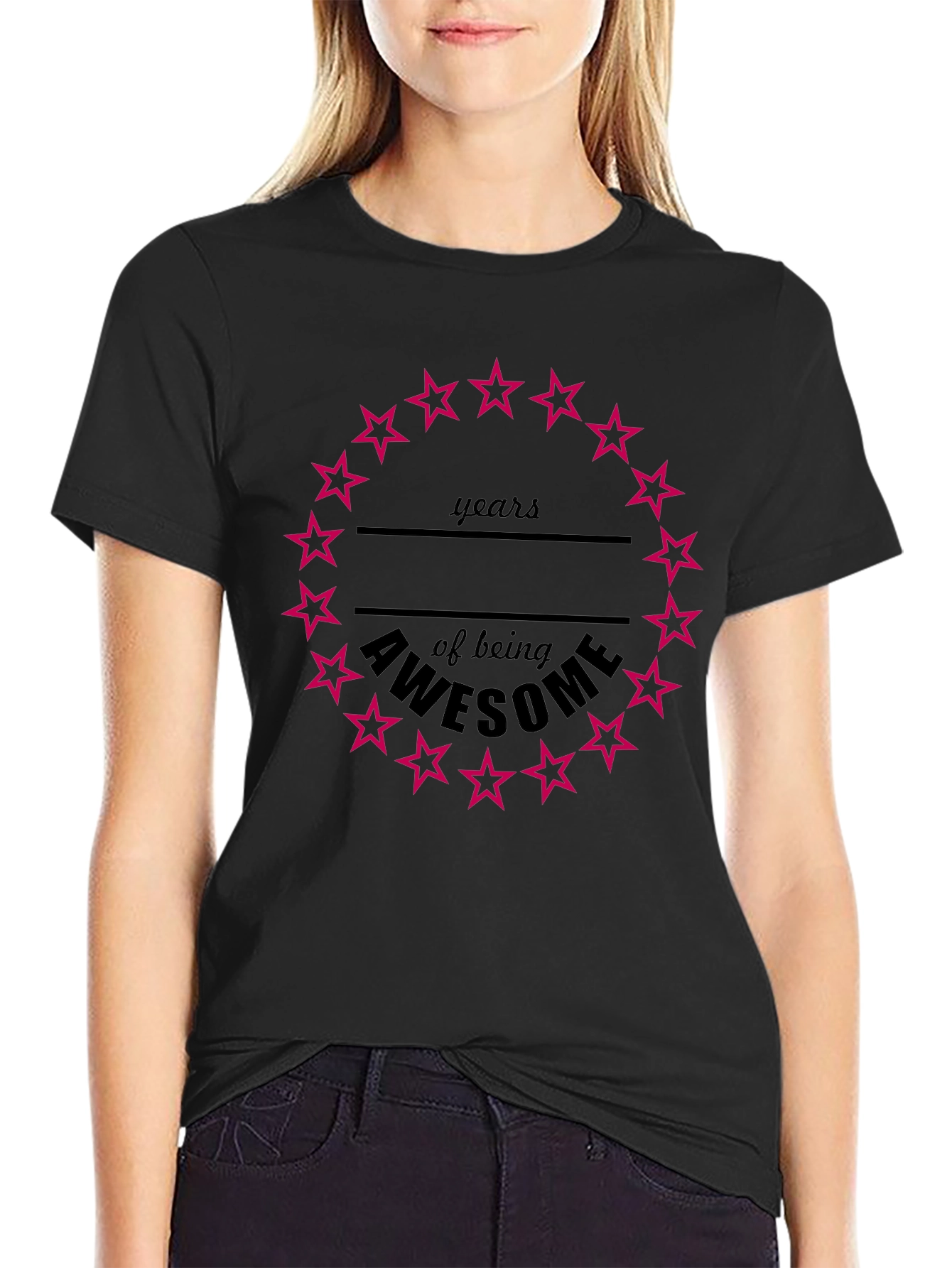 Awesome Years Birthday Star T-Shirt