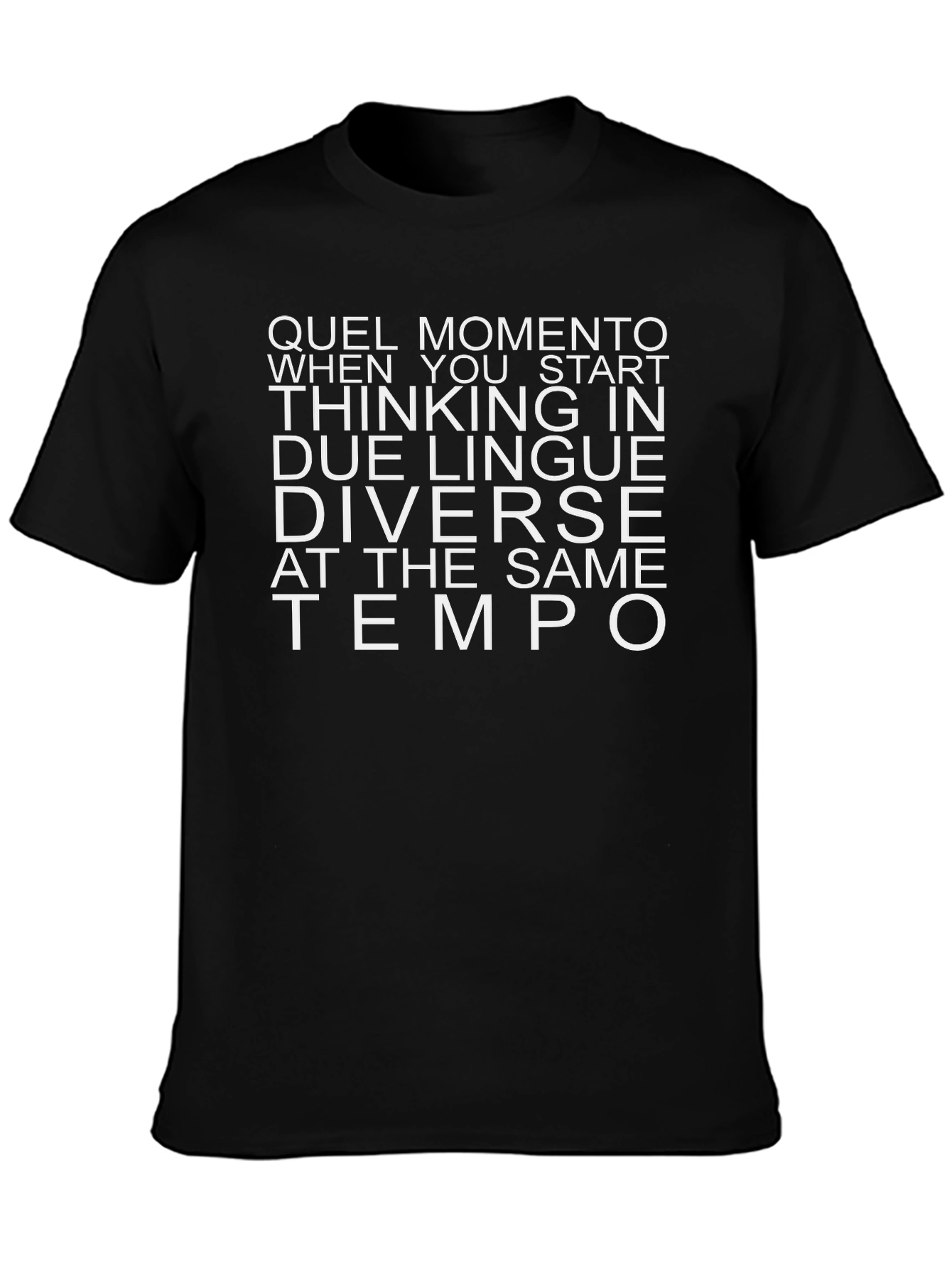Bilingual T-Shirt: Thinking in Two Languages