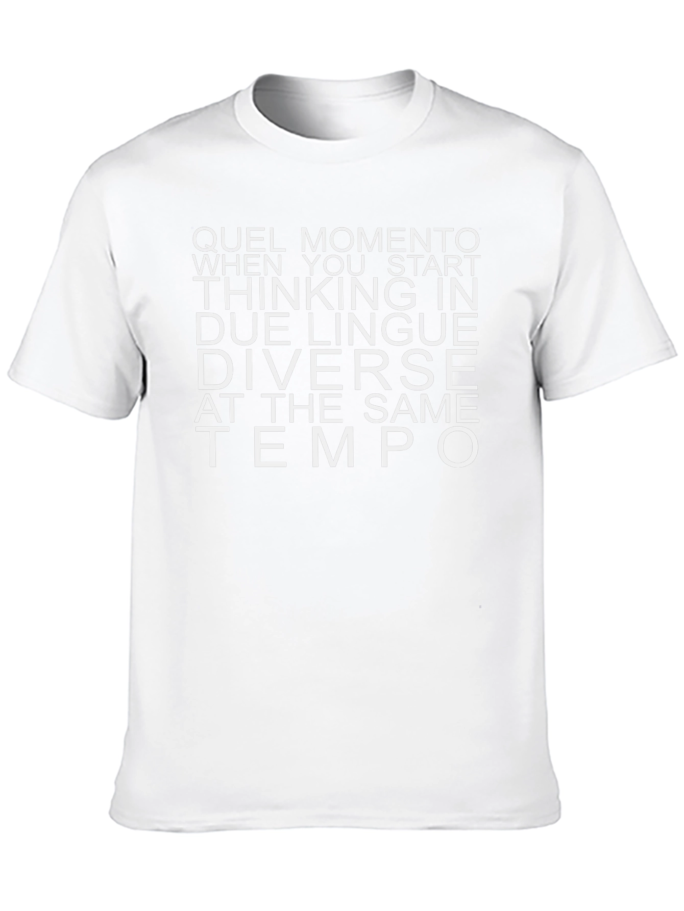 Bilingual T-Shirt: Thinking in Two Languages
