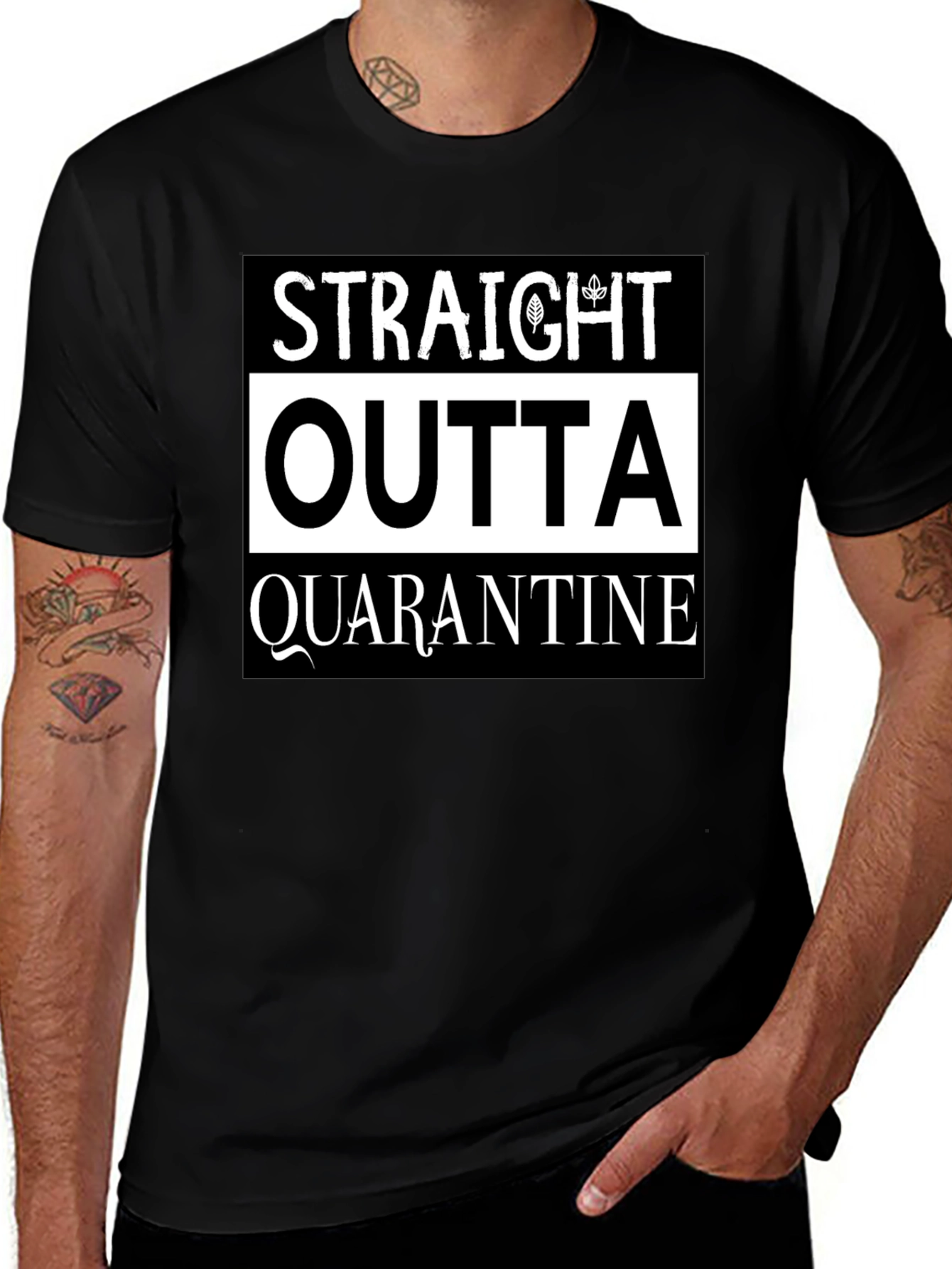 Straight Outta Quarantine Graphic Tee