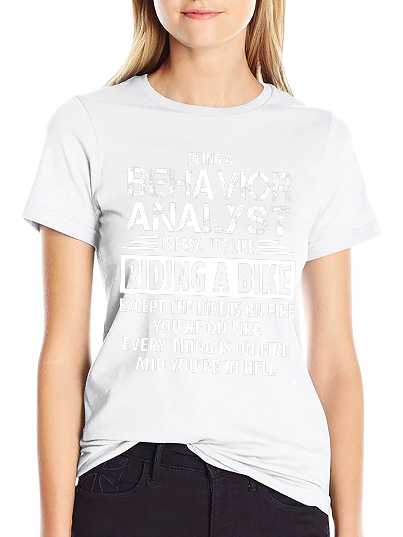 Behavior Analyst Riding a Bike T-Shirt