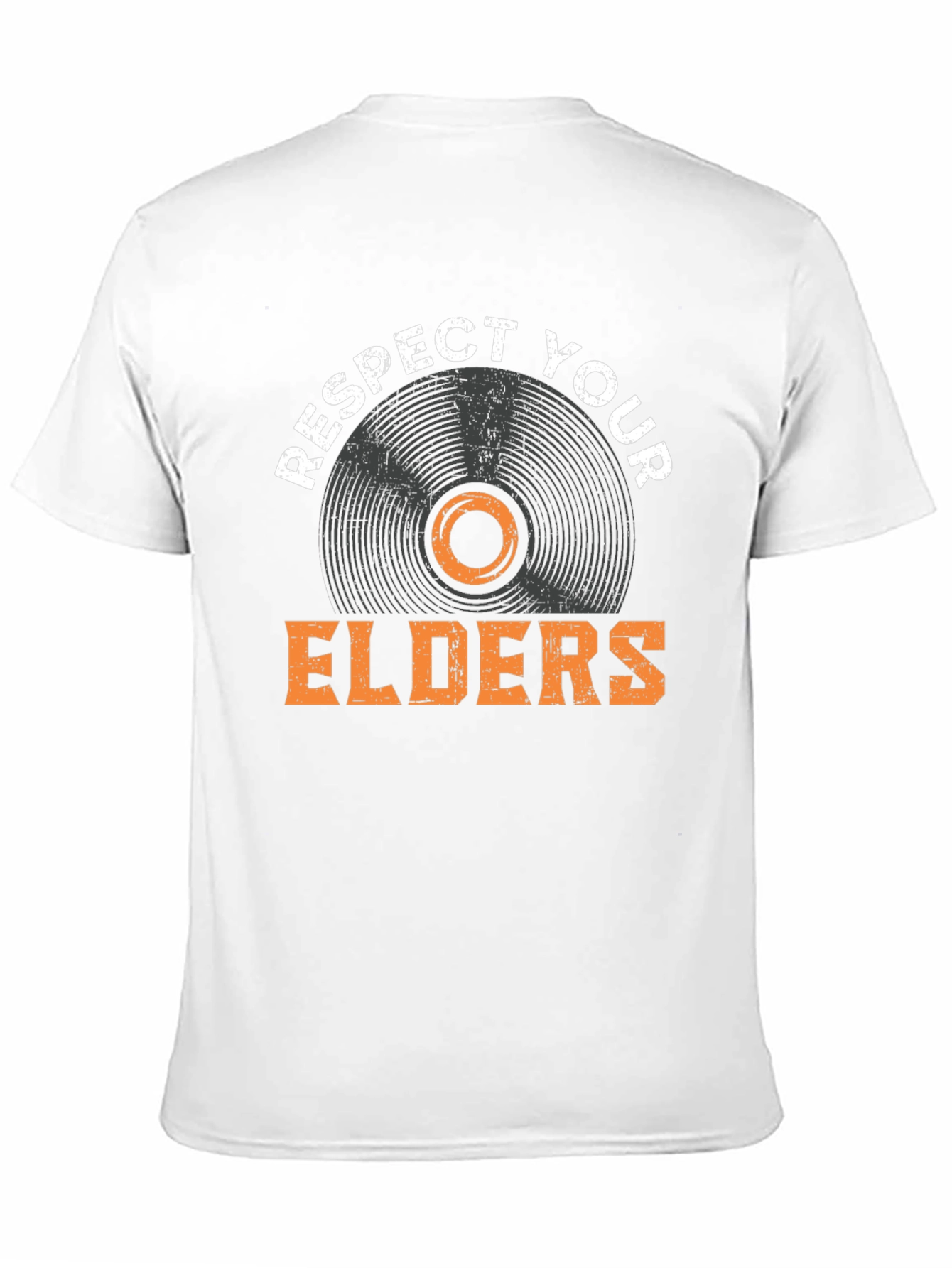Respect Your Elders Vinyl Record T-Shirt