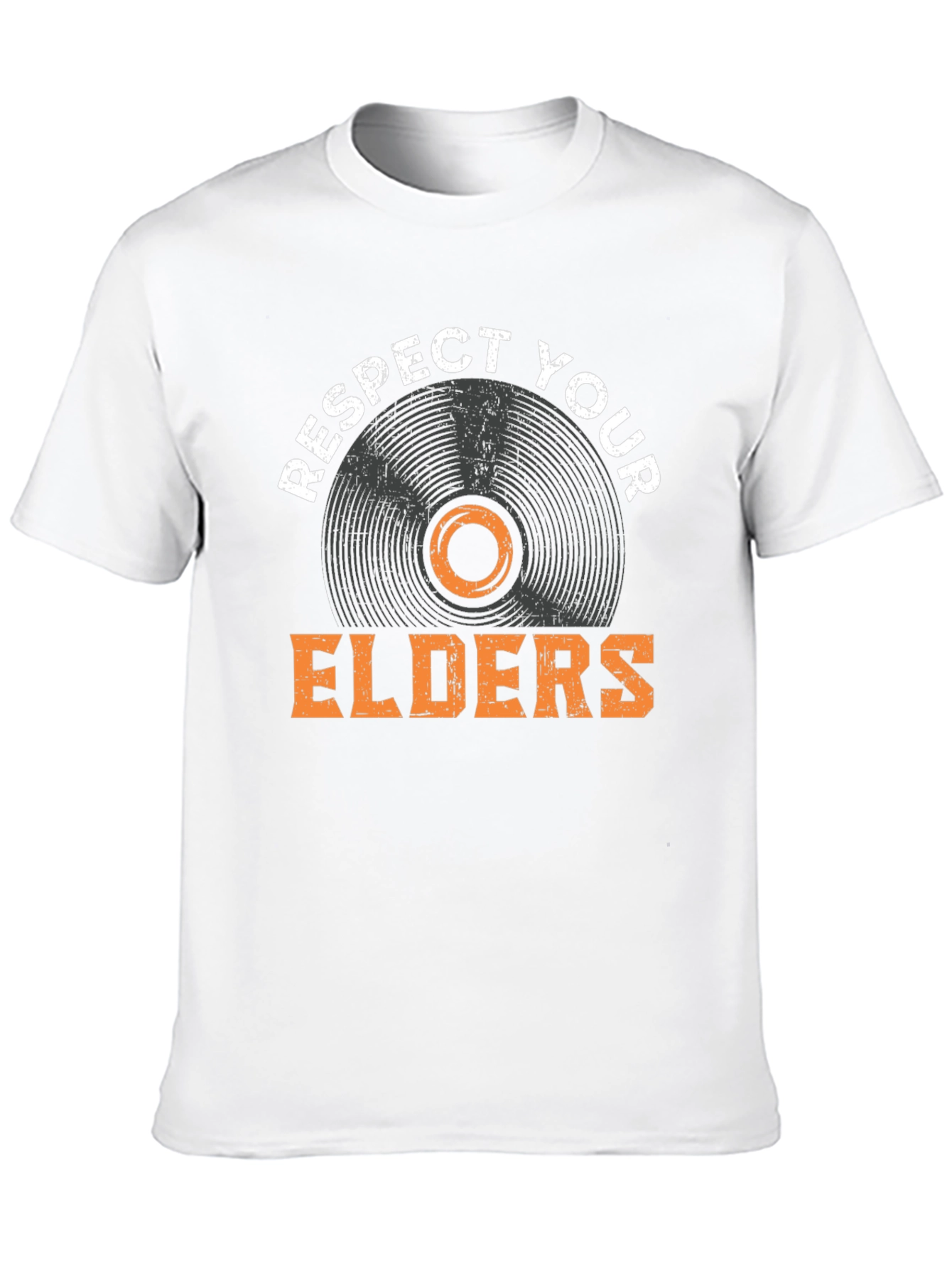 Respect Your Elders Vinyl Record T-Shirt