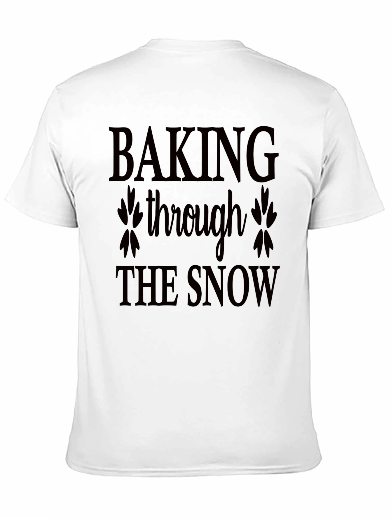 Baking Through the Snow Black Tee