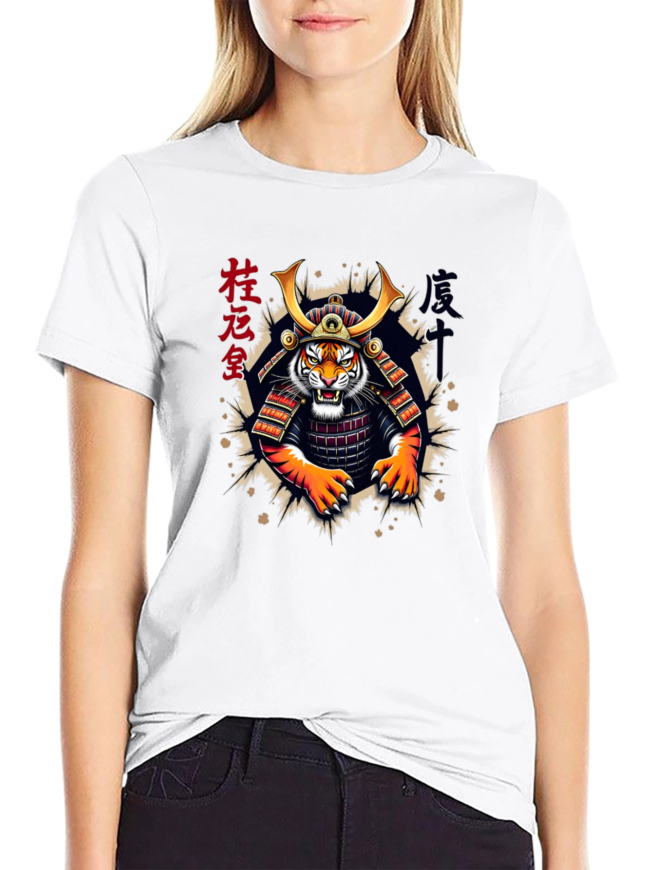 Samurai Tiger Graphic Tee