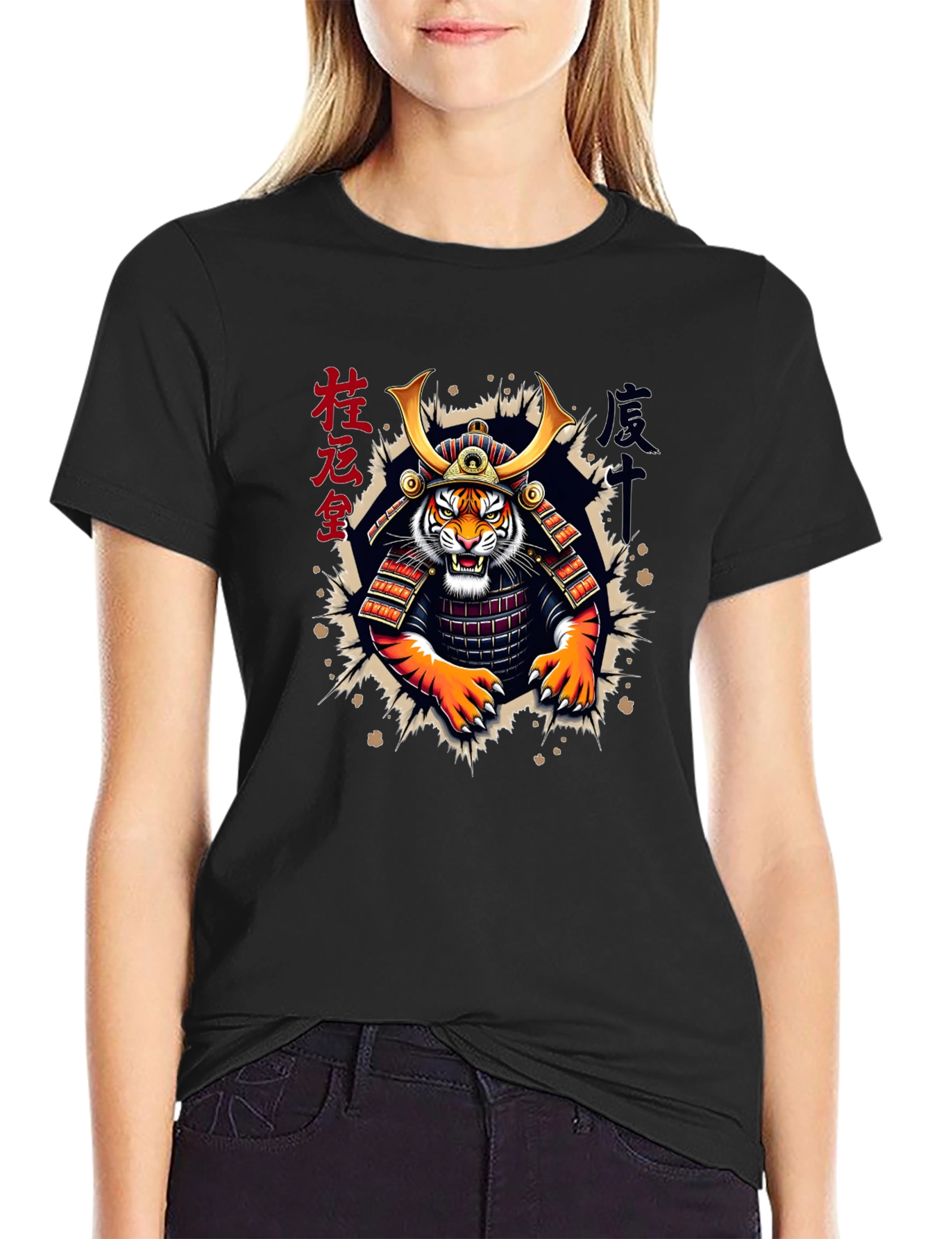 Samurai Tiger Graphic Tee
