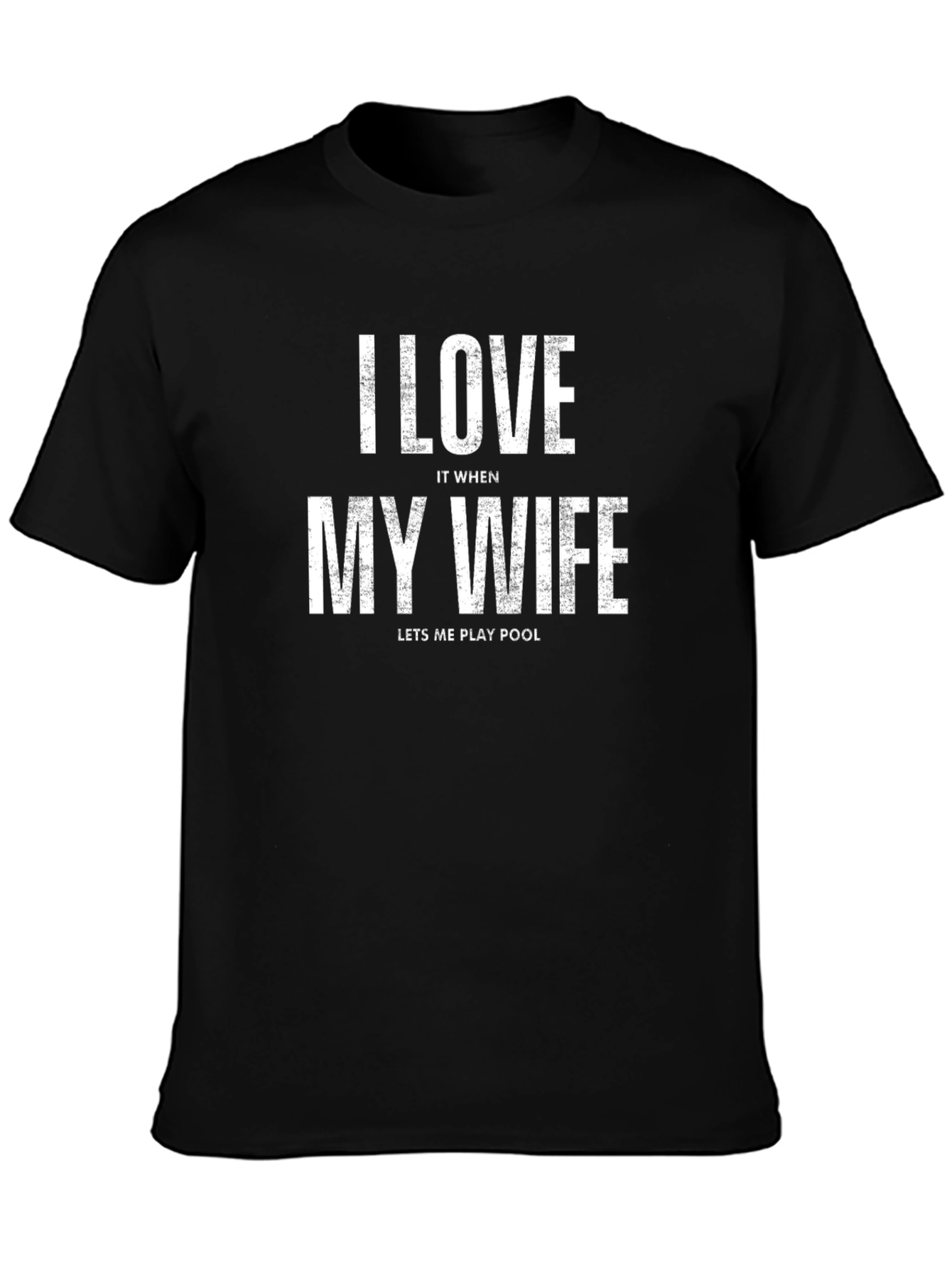 I Love My Wife Pool T-Shirt Funny Husband Tee