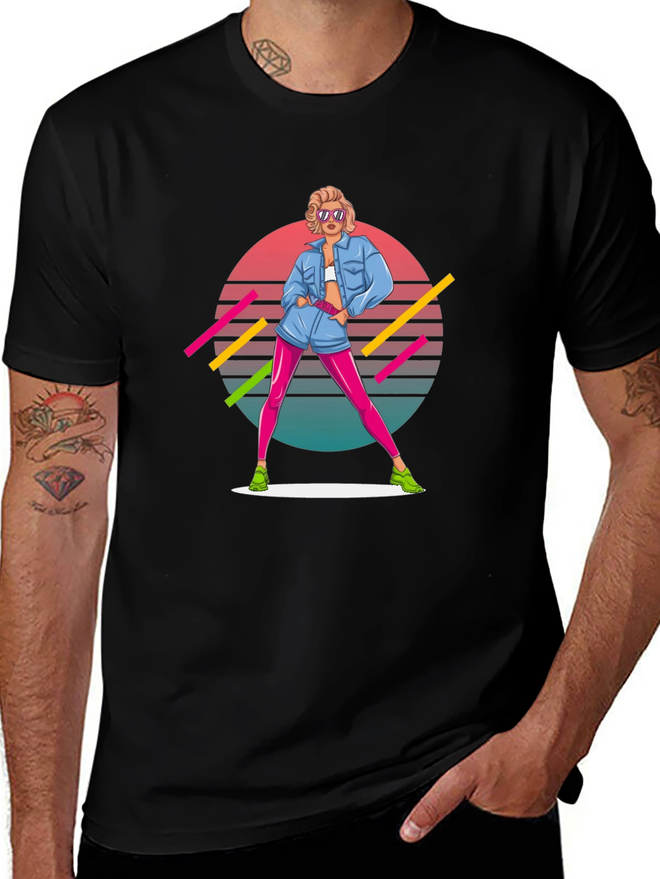 Retro 80s Style T-Shirt