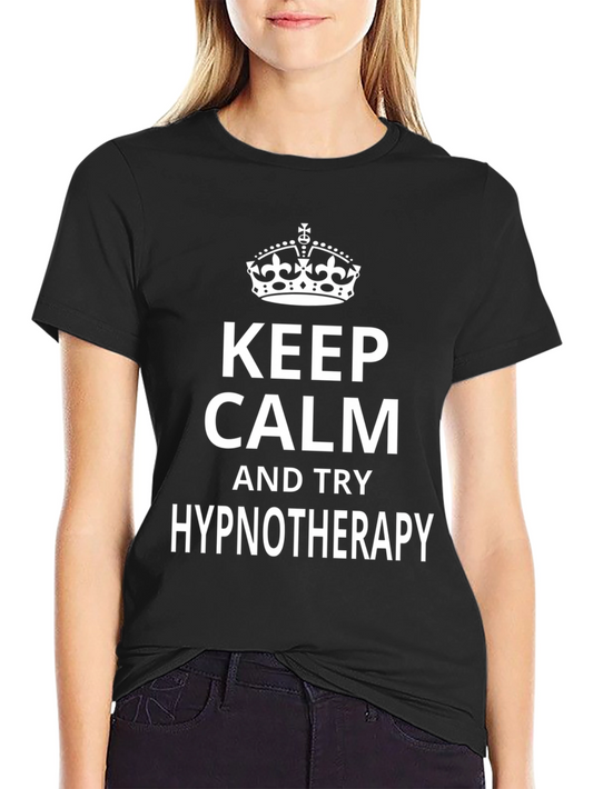 Keep Calm Hypnotherapy T-Shirt - Black