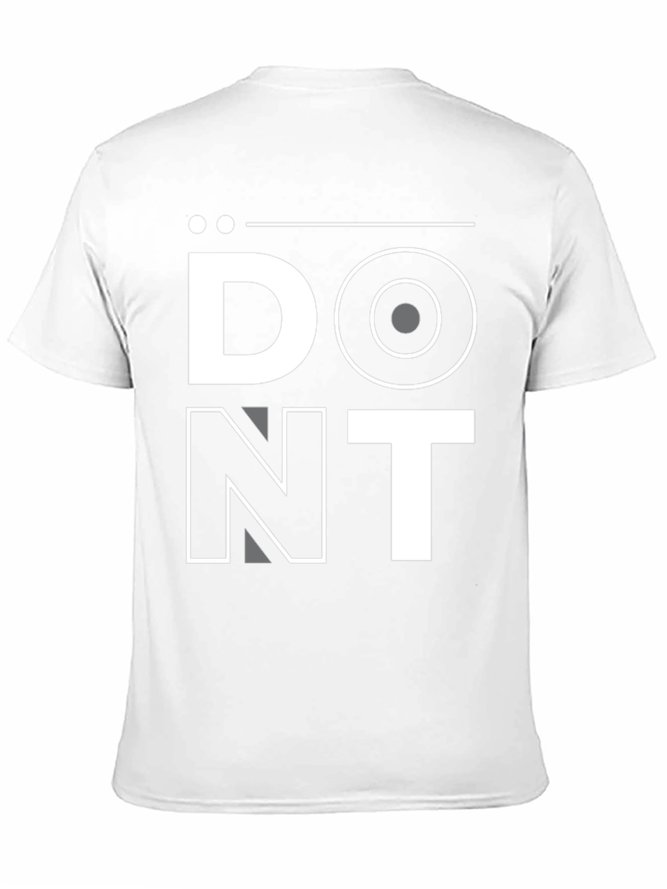Dont Graphic Tee - Black Casual Shirt