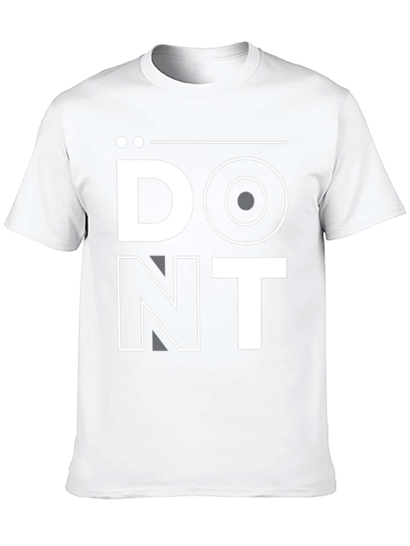 Dont Graphic Tee - Black Casual Shirt