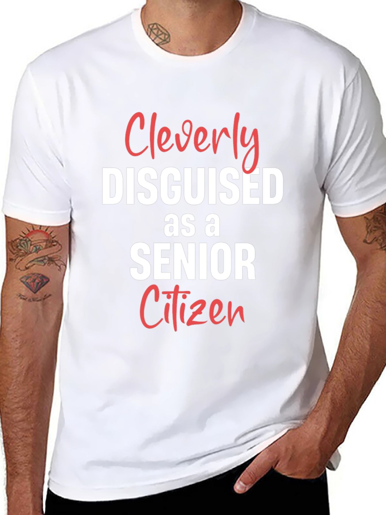 Cleverly Disguised Senior Citizen Graphic Tee