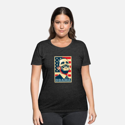 Barack Obama President 44 American Flag Happy Demo