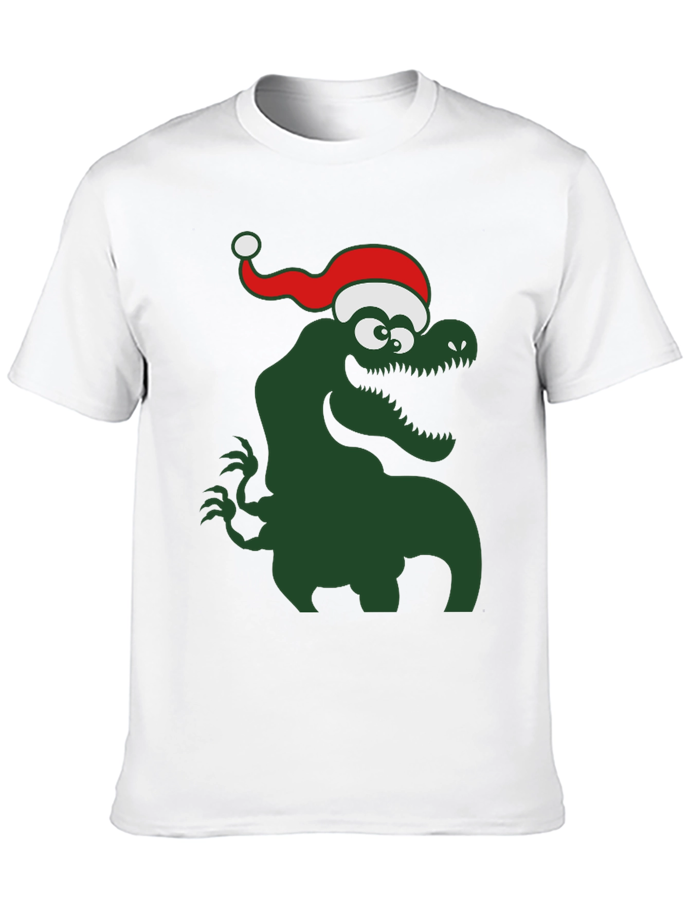 Festive Dinosaur T-Shirt - Holiday Apparel