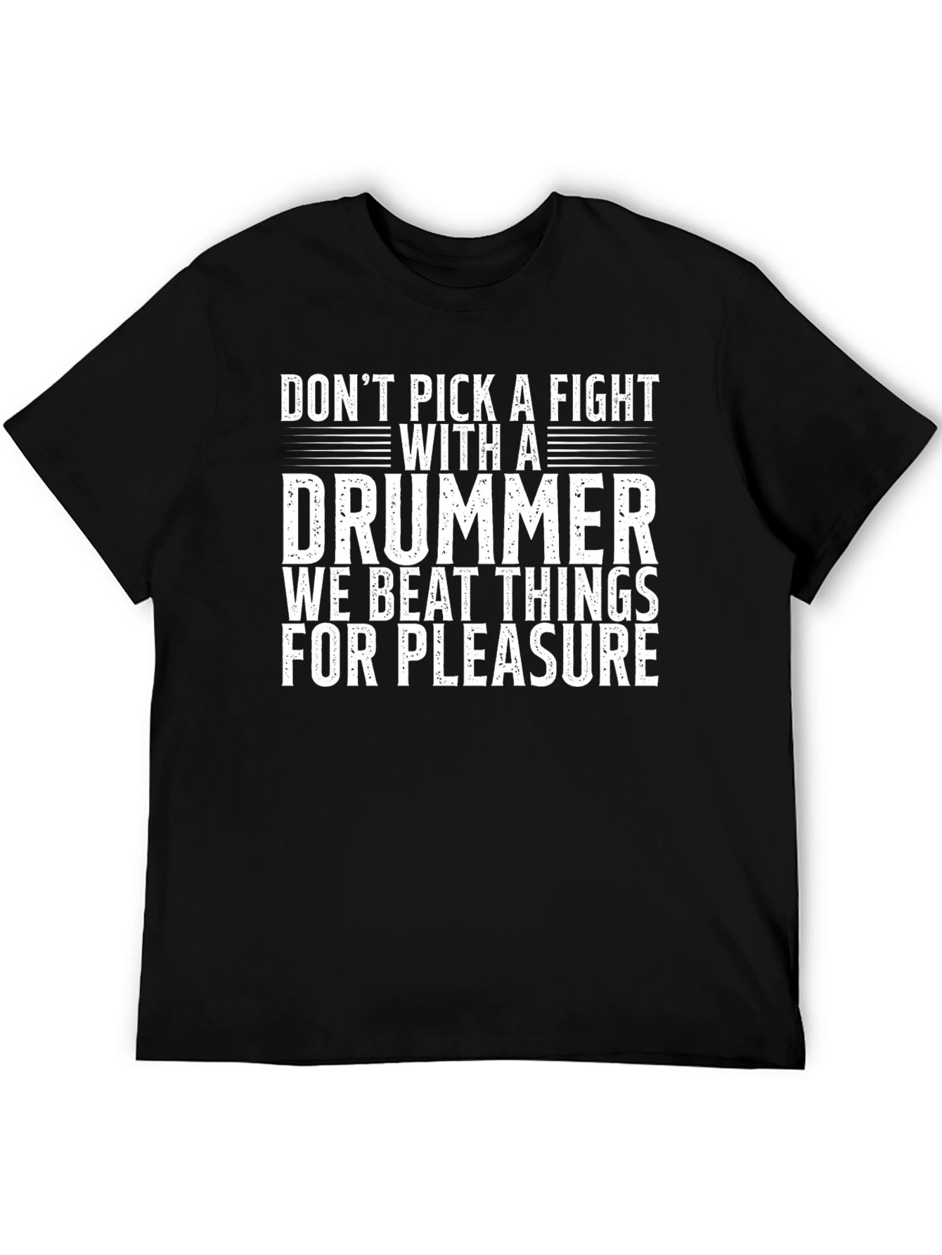 Drummer Graphic Tee: Beat Things For Pleasure T-Shirt
