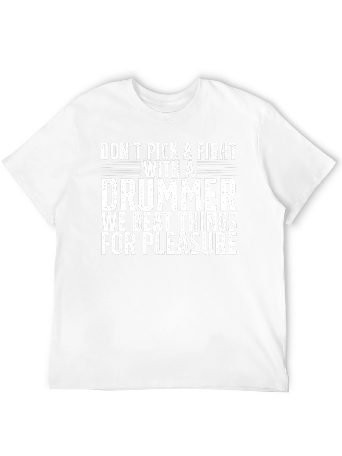 Drummer Graphic Tee: Beat Things For Pleasure T-Shirt