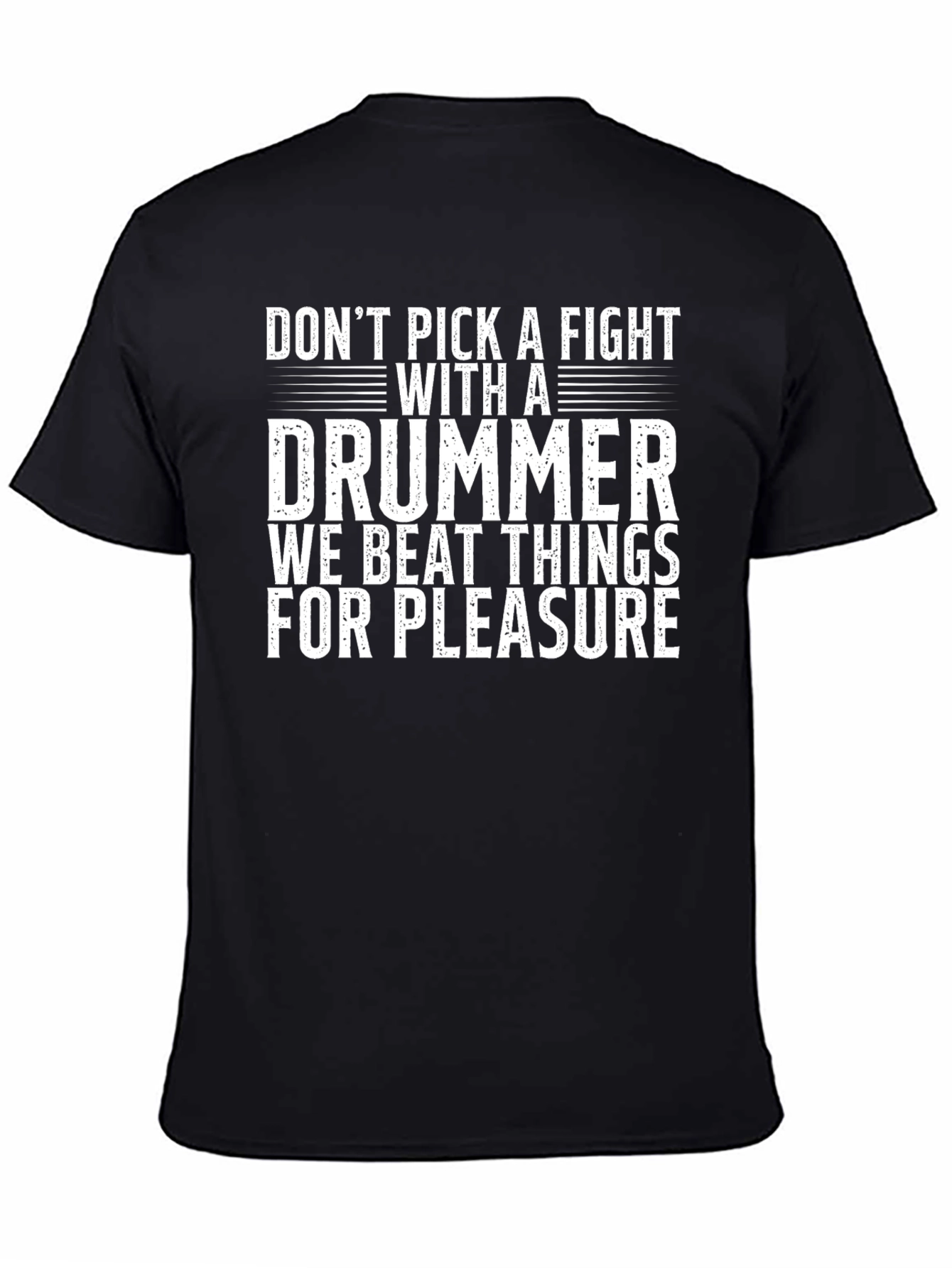 Drummer Graphic Tee: Beat Things For Pleasure T-Shirt