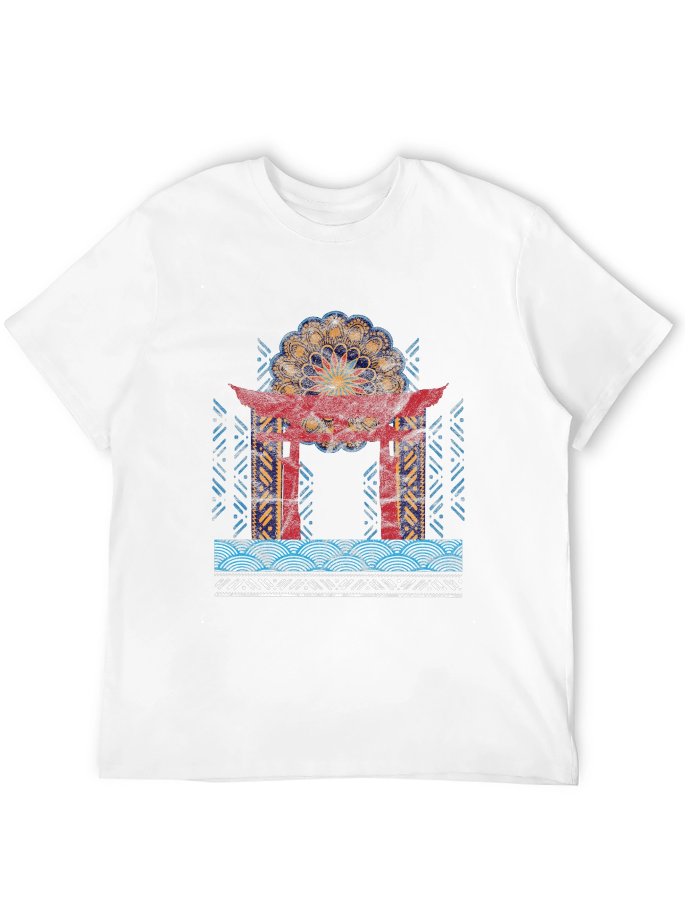 Japanese Torii Gate Mandala Graphic Tee