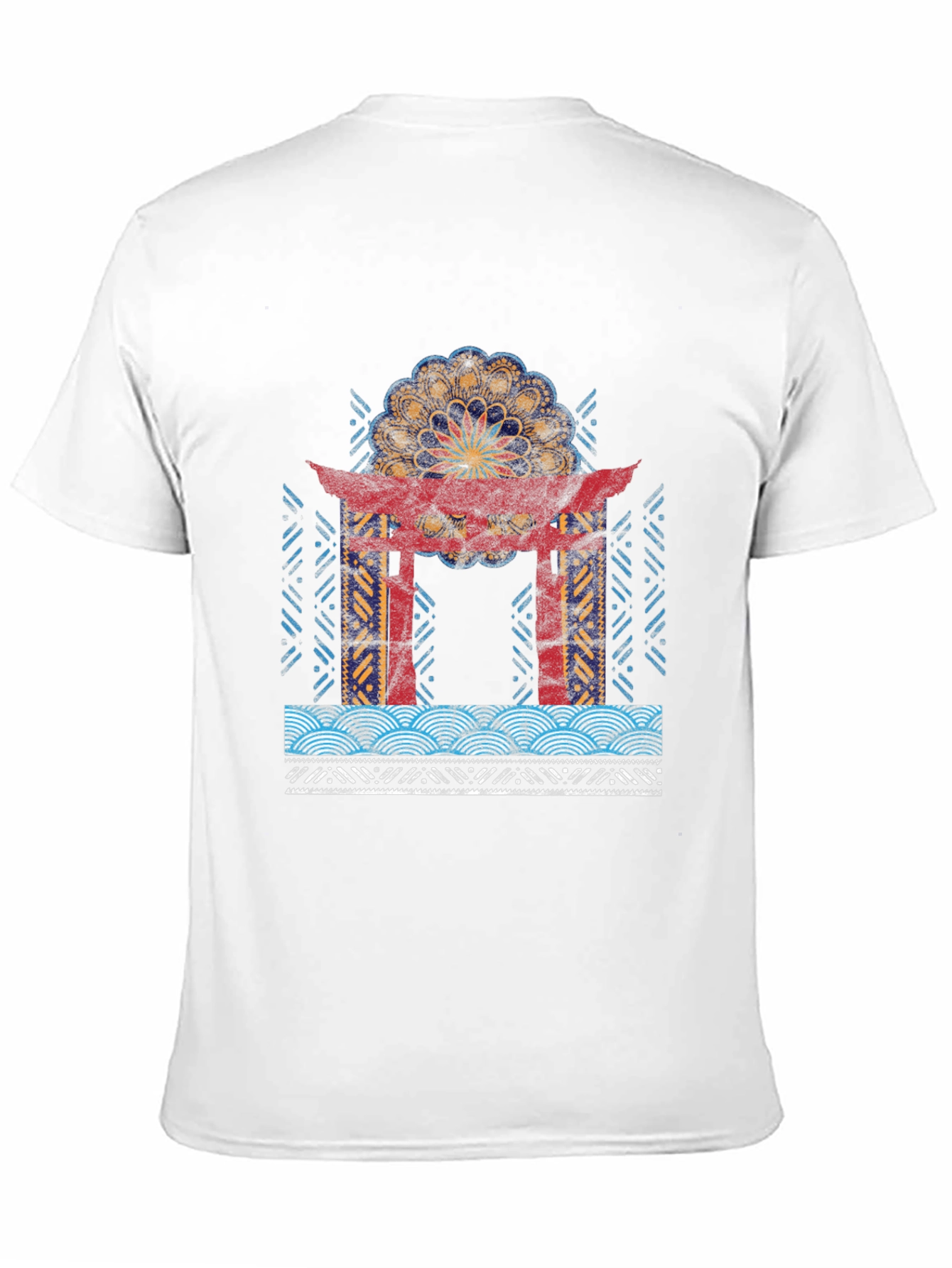 Japanese Torii Gate Mandala Graphic Tee